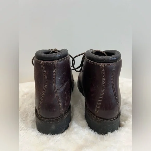 Calzaturificio The Alps By Fabiano Leather Mountaineering Hiking Boots Italy 7.5 - Picture 12 of 12